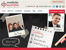 Tablet Screenshot of medijobs.com